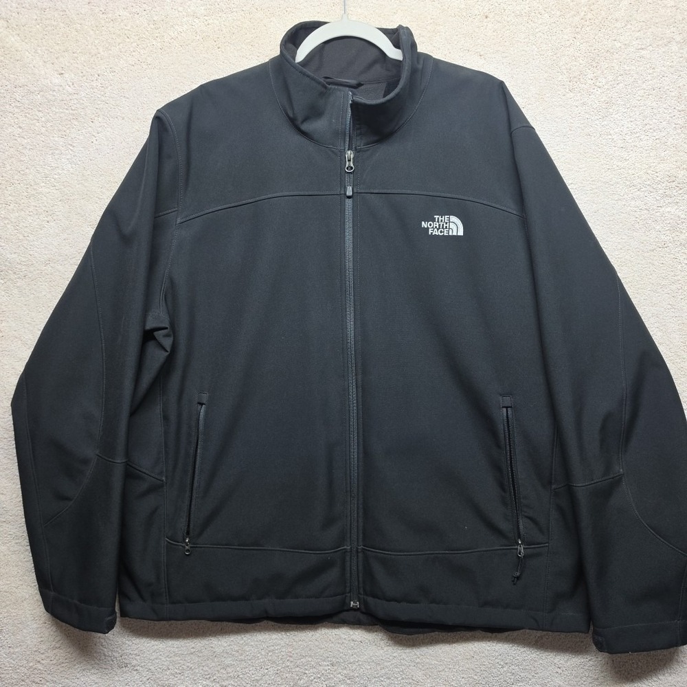 The North Face Apex Bionic Softshell Jacket Mens‎ Black Size XXL Full Zip 2012